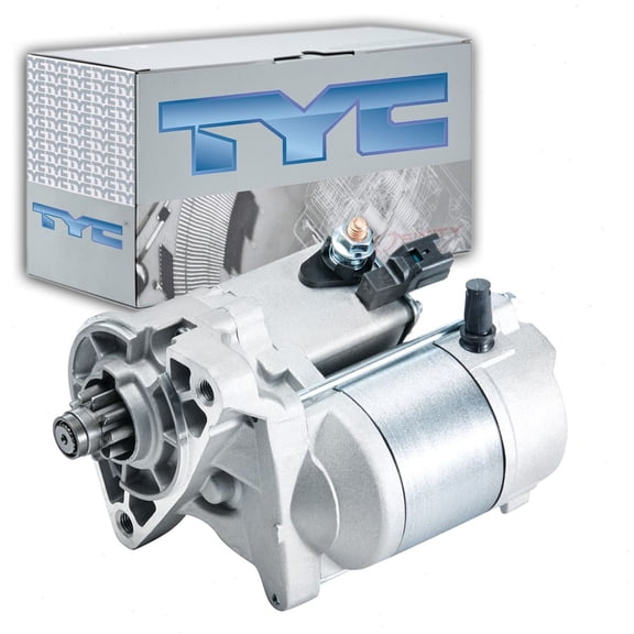 TYC Starter Motor compatible with Toyota Tacoma 2.4L 2.7L L4 1995-2015
