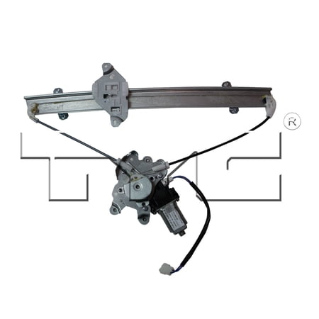 TYC for Mitsubishi Lancer Front Driver Side Power Window Regulator Assy w/ Motor Fits select: 2002-2003 MITSUBISHI LANCER ES