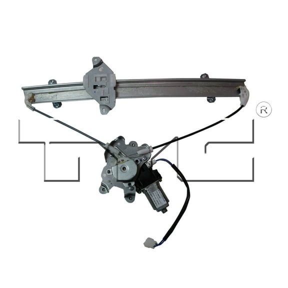 TYC for Mitsubishi Lancer Front Driver Side Power Window Regulator Assy w/ Motor Fits select: 2002-2003 MITSUBISHI LANCER ES