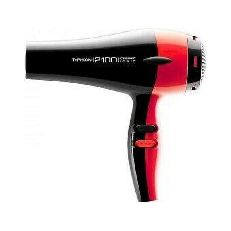 TYCHE 2100 TYPHOON CERAMIC IONIC HAIR DRYER + 3 BONUS ATTACHMENTS ...