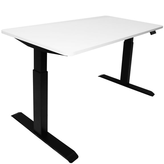 TYCHE HOME Dual Motors Electric Height Adjustable Standing Desk frame, Sit Stand Office Desk with Memory Preset Controller (Tabletop Included)
