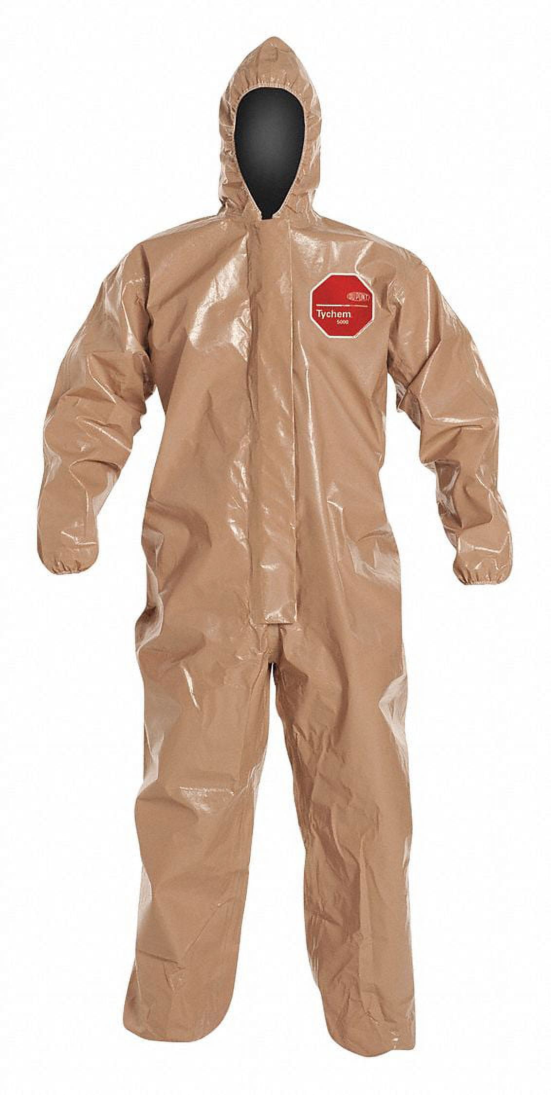XL Tyvek Coverall W/Hood, Zipper, Elastic Wrist & Ankle (XL-5 Suits) TY127S