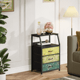 thumbnail image 1 of TYDIMOR Nightstand Bedside Table, 3 Drawer Dresser for Bedroom Furniture, Modern Style, Adults, 1 of 7