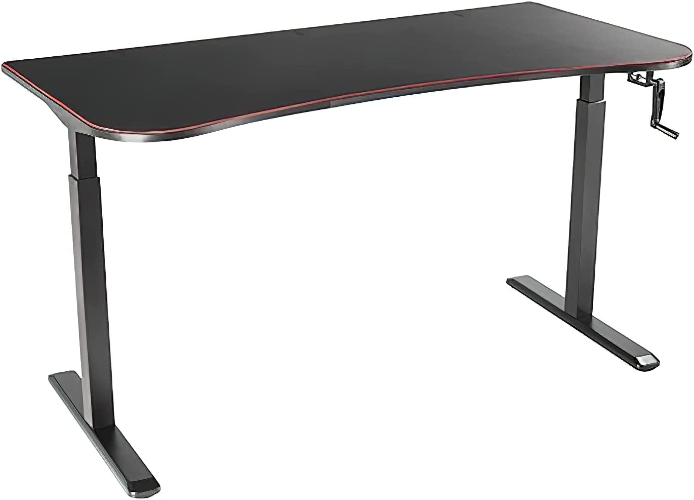 TYDS140030 48.8 in. Manual Height Adjustable Gaming Desk