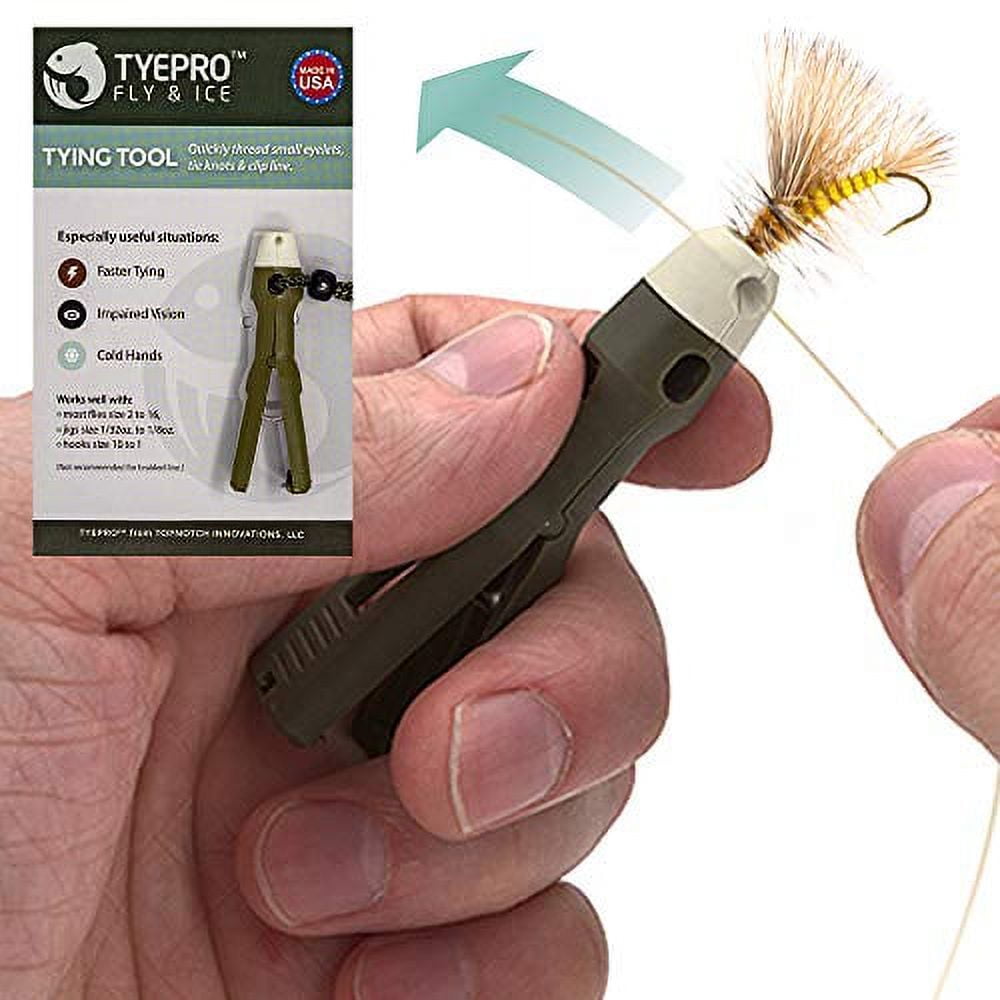 TYEPRO Fly & Ice Fishing Knot Tying Tool for Tying Knots