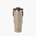thumbnail image 1 of TYESO Tumbler with Flip Straw & Sip Lid, Vacuum Insulated Water Bottle, Double Wall Stainless Steel Coffee Cup Travel Mug Leak Proof (White, 40 OZ), 1 of 7