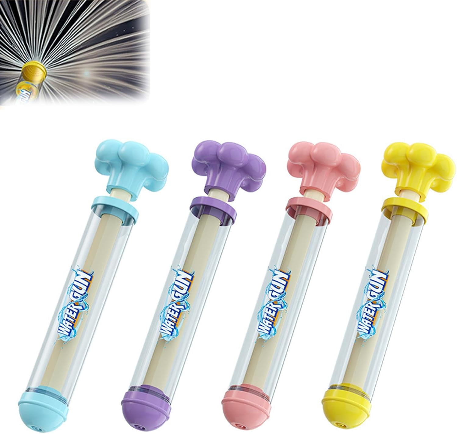 TYFLEI 4 PCS Fireworks Water Gun, Fireworks Style Water Spray Props ...