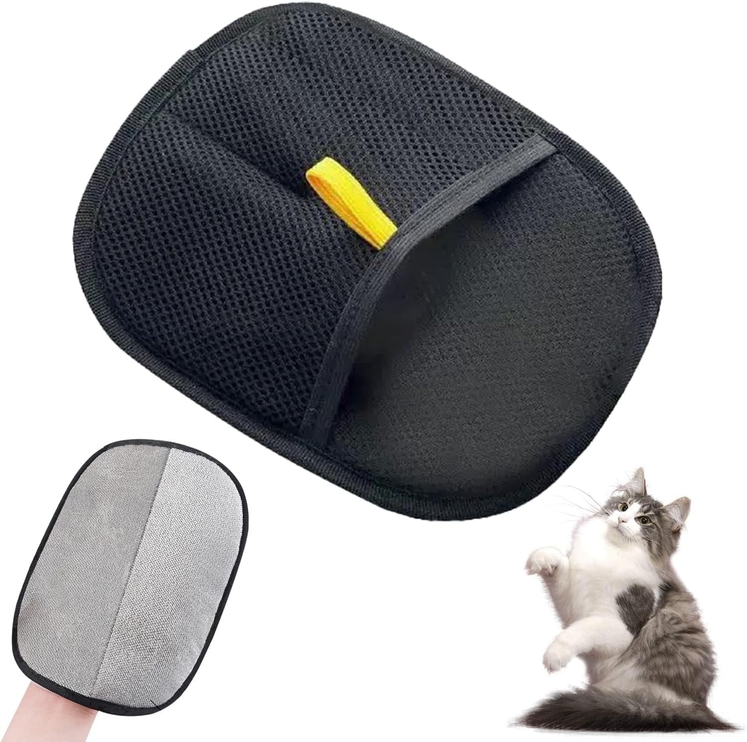 TYFLEI Pets Static Removal Gloves, Reusable Cat Dog Electrostatic Hair Remover Grooming Glove Tool