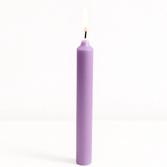 TYFRW-2-Hour Long Burning Unscented Tree or Chime Candles, Lavender, 4 Inch Tall - Set of 20