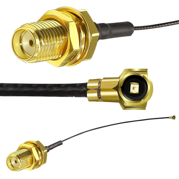 TYFRW-5 Pieces of IPX IPEX-1 U.FL to SMA Female Tail Antenna Wi-Fi Coaxial Low Loss Cables, 6 inches (15 cm)