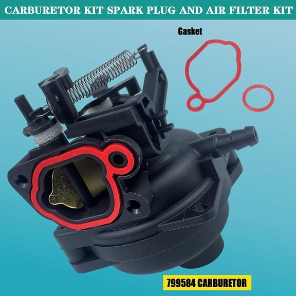TYFRW-799584 594058 Carburetor Assembly Compatible with B&S Carb 594057 592361 594529 Troy Bilt TB110 TB200 103M02 09P702 9P702 550EX 625EX 675EX 725 lc121p 163cc