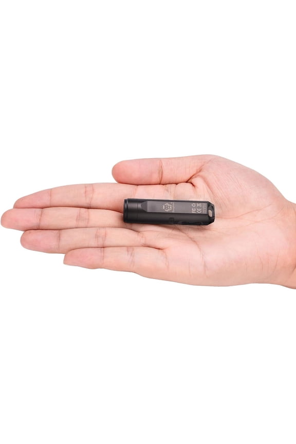 -A3 Gen 4 Mini Keychain Flashlight- Super Bright 650 Lumens, USB C Rechargeable EDC Flashlight Water-Resistant, Compact and Portable for Everyday Carry, Camping, Emergency (Gun Grey)