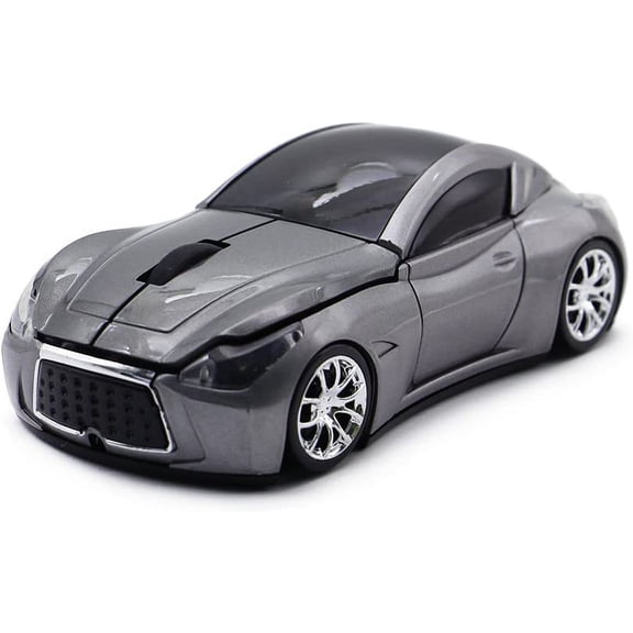 TYFRW-Ai5G Race Car Mouse Wireless Sports Car Shaped Mice 2.4Ghz with Led Headlight for PC Laptop