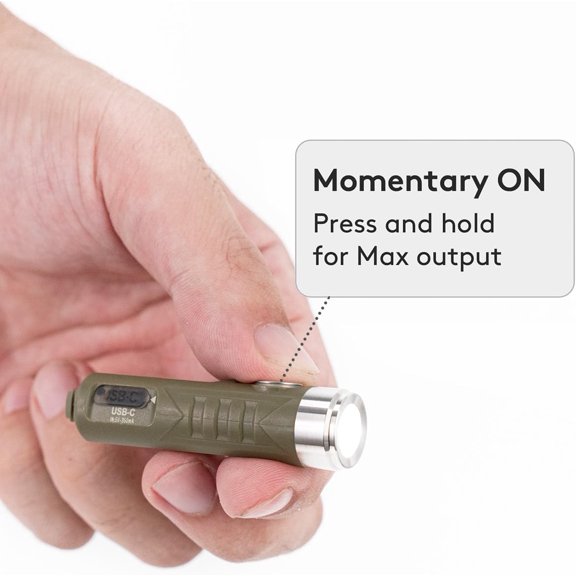 TYFRW-Aurora A1 G4 Mini Keychain Flashlight, 650 Lumens Super Bright EDC Light, USB C Rechargeable Pocket Flashlight with Lock Mode & Momentary On, Emergency Gear for Camping, Night Dog Walking