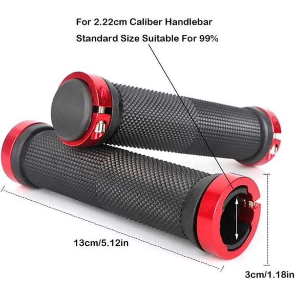 TYFRW-Bicycle Handlebar, MTB BMX Mountain Bike Handlebar, Urban Bicycles Grips, Aluminum Dual Lock, Scooter Handlebar, Dirt Bike, Touring Bike, E-Bike Handlebar