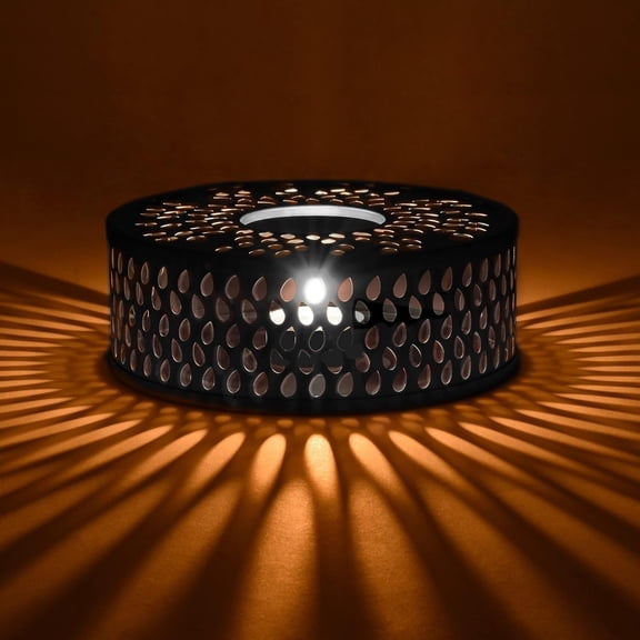 TYFRW-Black Stainless Steel Tea Warmer with Tea Light Holder - Tea Cosy - Stable Not Rattling - Rechaud Suitable for All Teapots