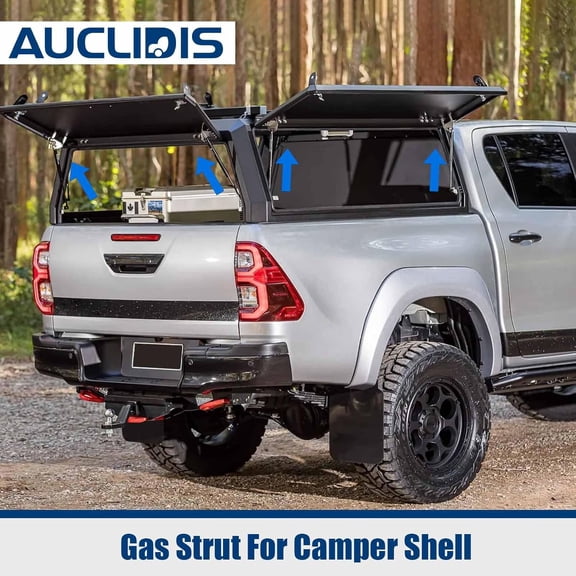 TYFRW-C16-08941 16 inch 28lb/125N Gas Strut Shock Spring Lift Support for Leer Camper Shell Truck Topper Cap Canopy Door Window Toolbox Snugtop Replacement Parts, C1608941 SE150P30M10, Set of 2 by