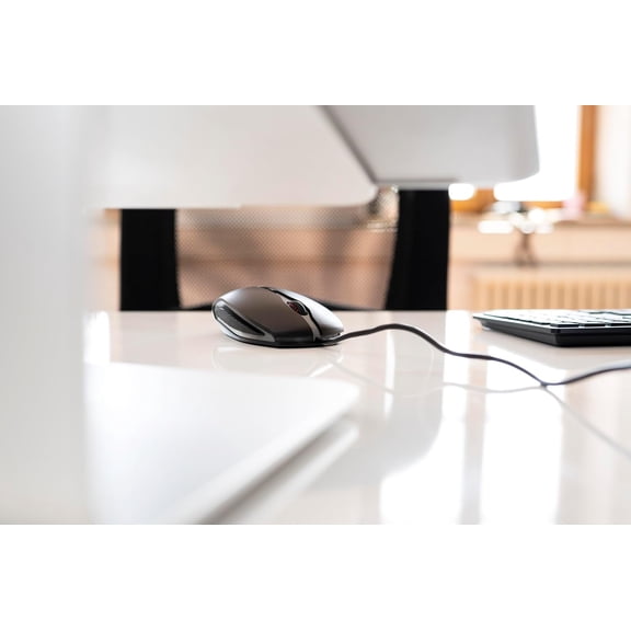 TYFRW-GENTIX 4K mice USB Optical 3600 DPI Ambidextrous, Black