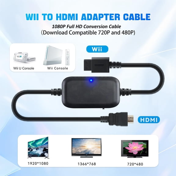 TYFRW-HDTV Cable for Wii/Wii U (HDTV for Wii)