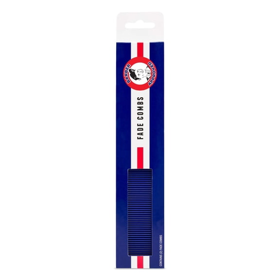 TYFRW-JOHNNY B. Get Faded Anti-Static Heat Resistant Professional Hair Combs, 2-Pack Set