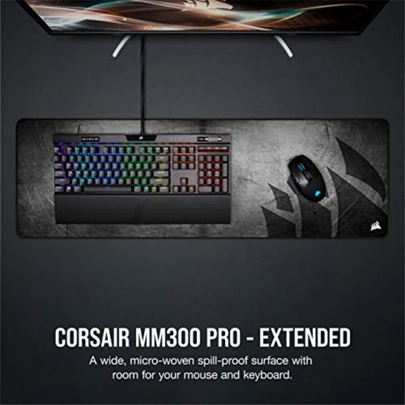 TYFRW-MM300 PRO Premium Spill-Proof Cloth Gaming Mouse Pad  Extended - Multicolor
