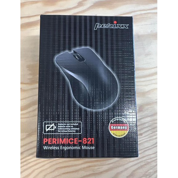 TYFRW-PERIMICE-821IB Wireless Bluetooth Mouse - Silent Click - Ergonomic Design - Iron Black