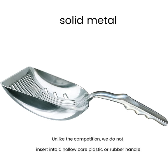 TYFRW- Premium Multicat Cat Litter Scoop | Solid Metal | Litter Box Tray Pan Sifter