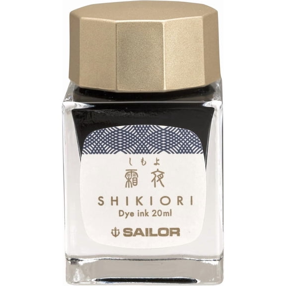 TYFRW-Sailor Fountain Pen, Bottled Ink, Four Seasons, Moonlit Water, Frosty Night, 13-1008-220