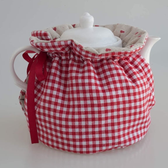 TYFRW-Tea Cosy - Cotton Printed Tea Cosy, Kitchen Tea Pot Dust Cover, Breakfast Warmer, Insulation and Keep Warm, Color#4