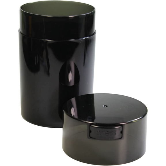TYFRW-Tightvac - 1 oz to 6 ounce Vacuum Sealed Storage Container - Black Pearl