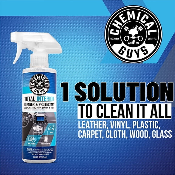TYFRW-Total Interior Cleaner & Protectant Interior Cleaner, Cleans & Protects Leather, Vinyl, Plastic, Rubber, Glass with a Streak-Free Finish Cars, Trucks, SUVs, RVs, 16 oz