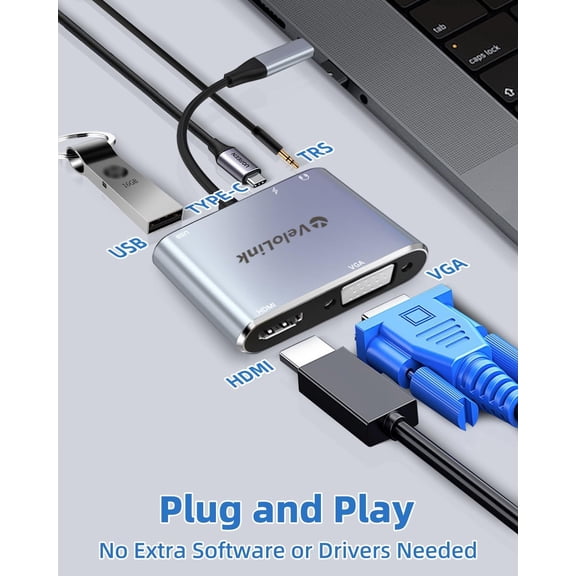 TYFRW-USB C Hub MultiPort Adapter
