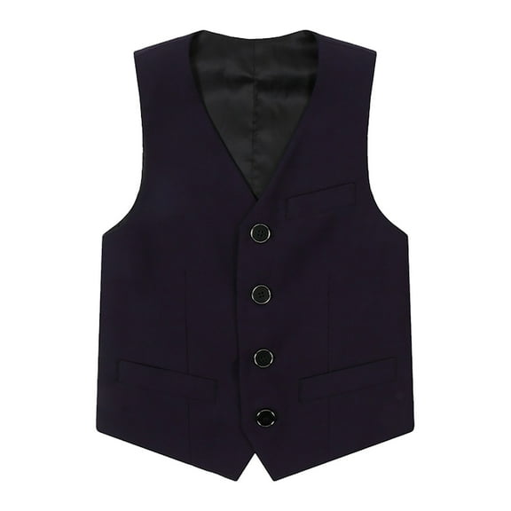 TYGHBN Boy's 4 Button Formal Suit Vest Neck Shirt Boy Active Short Youth Basketball Shirt Boy 2t Long Sleeve Shirts Boys Kids Thermal Shirts Long Sleeve Boy Top Tee Shirt Athletic Shirt Shirts for