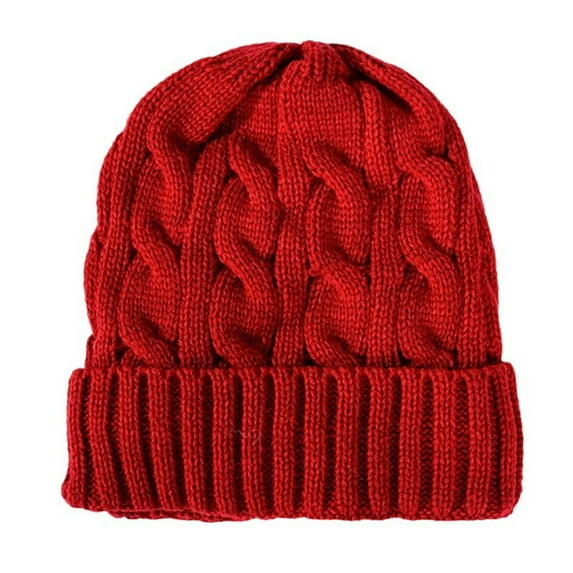 TYGHBN Cozy Solid Color Thick Warm Knitted Hat for Fall and Winter Tapper Hat Men Trapper Men Winter Hat Man Mens Hat Leather Men Leather Winter Hat Windproof Ear Warmers Fuzzy Hat Men Lined Winter