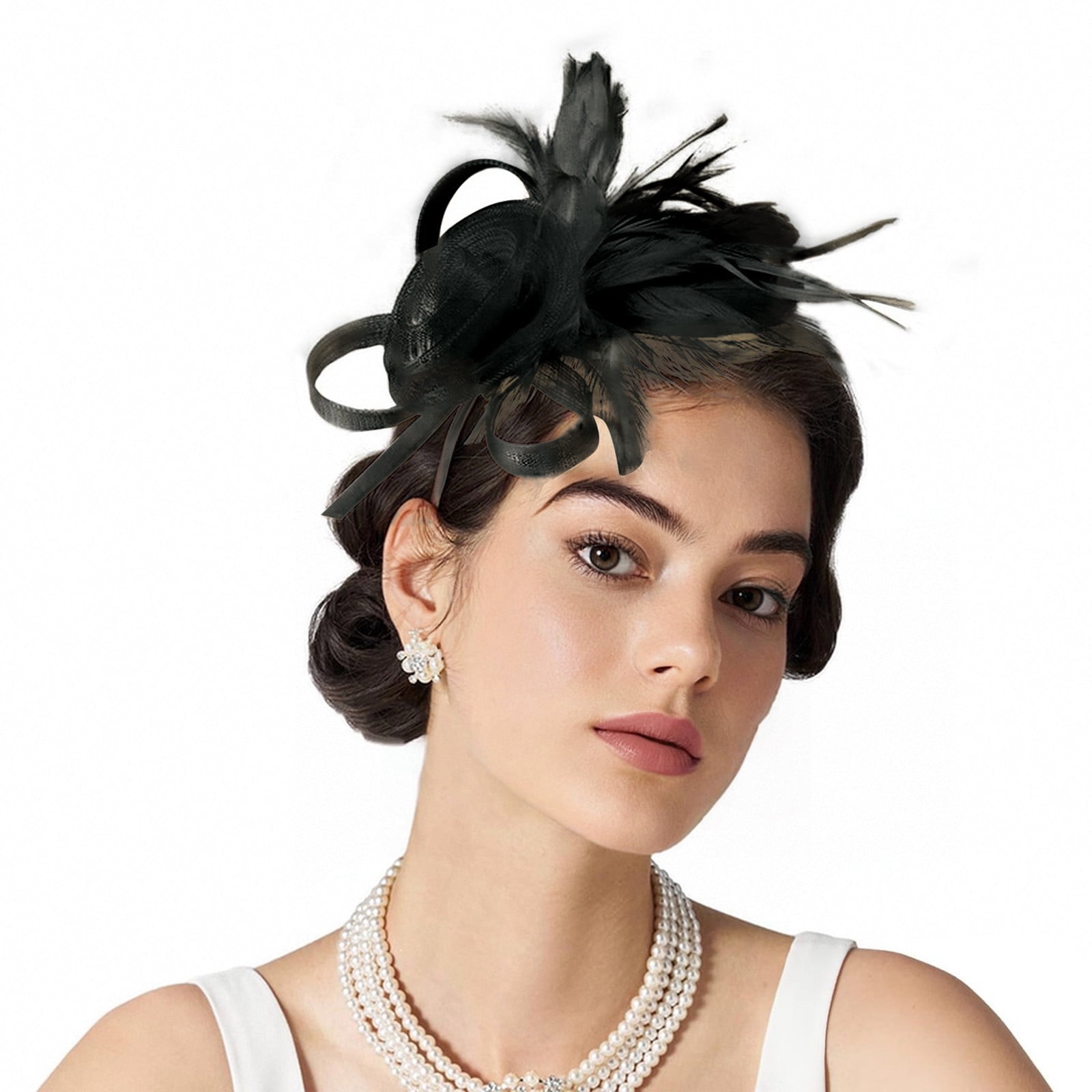 TYGHBN Delicate Feather Hairband Versatile Headpiece for 