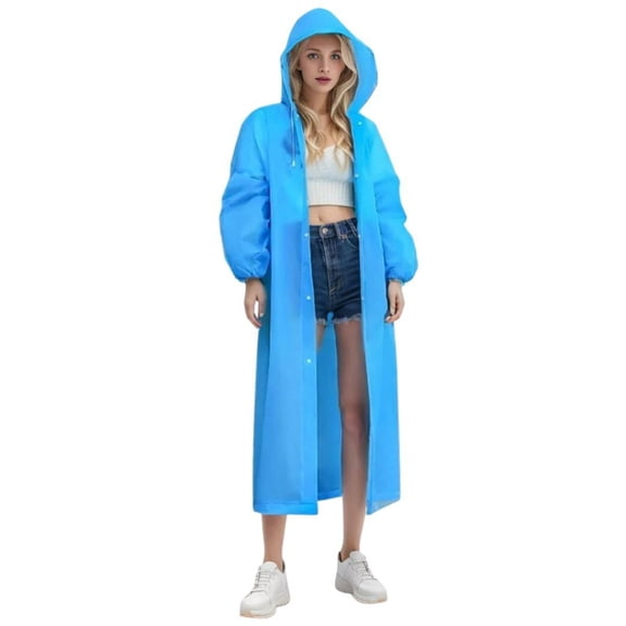 TYGHBN Durable Solid Color Fashionable EVA Outdoor Travel Portable Lengthening Hooded Raincoat Beach Umbrellas Cantilever Umbrella 9 Ft Umbrella Clip on Umbrella for Stroller Clear Wedding Umbrella