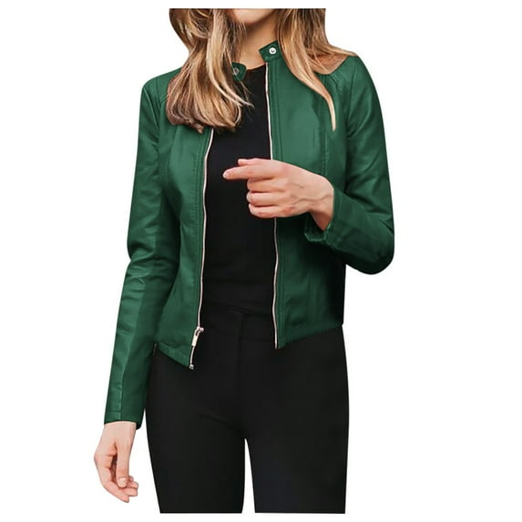 TYGHBN Fashion Women Long Sleeve Open Front Short Cardigan Suit Jacket Coat Top Workout Shirt Womens Short Sleeve Tee Tops Rayon Long Sleeve Shirt Women Summer Sports Women Long Sleeve Woman Shirts