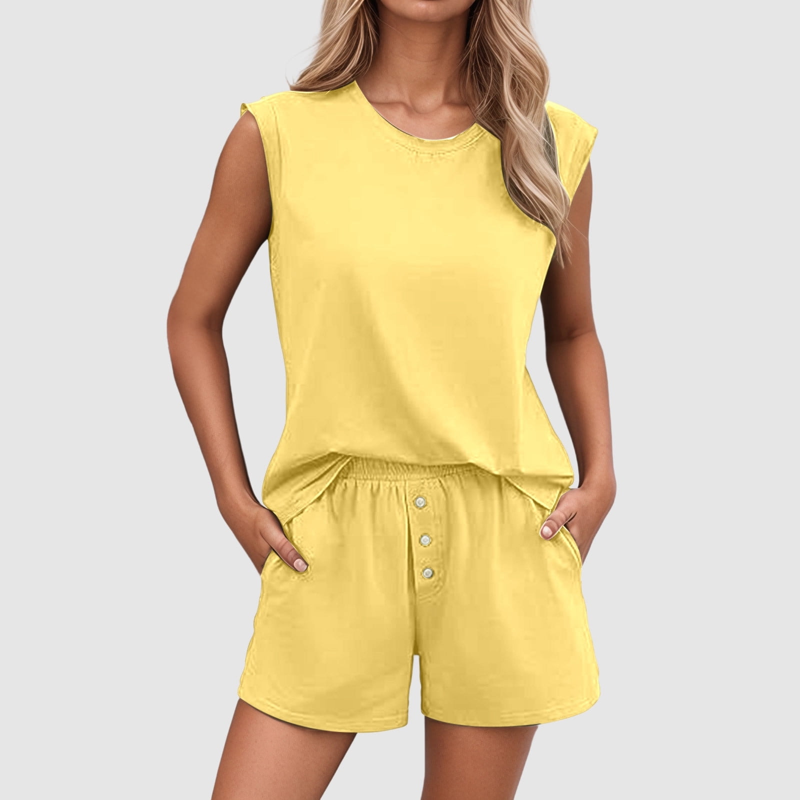 Short Sleeve Suit Casual Summer Women Shorts main image 1