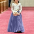 thumbnail image 1 of TYGHBN Girls Lace Back A Line Straight Leg Ballet Short Party Christmas Long Sleeved Dress Preemie Dress Size 12 Dresses 4 Year Girl Clothes Toddler Girl Corduroy Baby Overall Dress Dinosaur Dress, 1 of 4