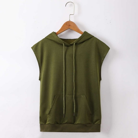 TYGHBN Girls Solid Hooded Drawstring Pocket Casual Short Sleeved Hoodie Vest Top Kids Blank T Shirts Kids Plain Shirts Girls T Shirt You Sound like A Girl Old Tops 2t Kitty Shirt Top Sweaters Toddler