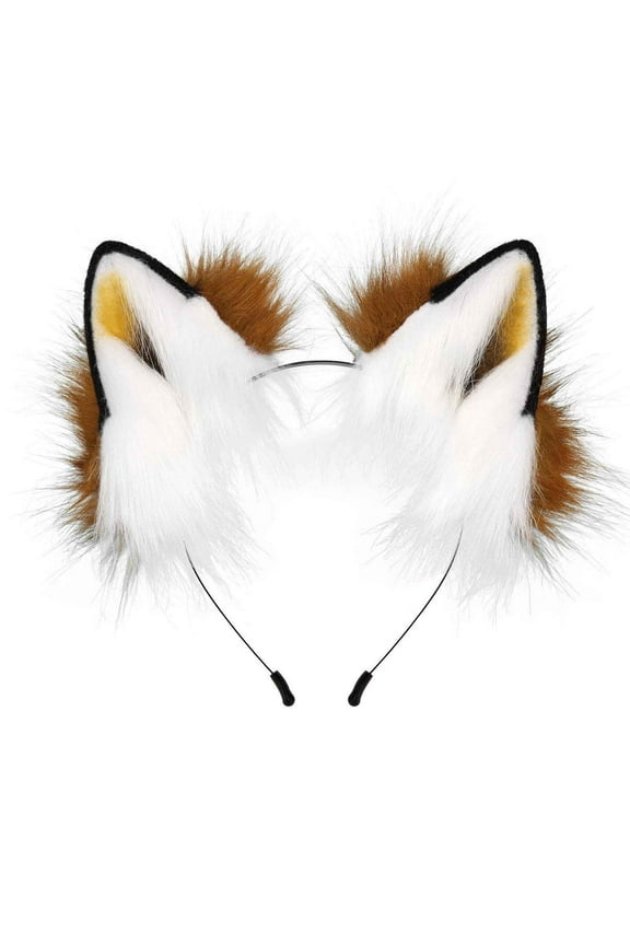 Handmade Wolf Ears Headband Party Accessories Athletic Headband Men Head Ties for Women Headbands Athletic Workout Headbands for Men 90s Headbands for Men Sweatband Youth Runners Sweat Band as