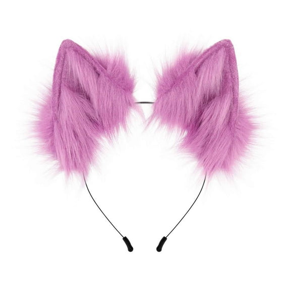 TYGHBN Handmade Wolf Ears Headband Party Accessories Athletic Headband Men Head Ties for Women Headbands Athletic Workout Headbands for Men 90s Headbands for Men Sweatband Youth Runners Sweat Band as