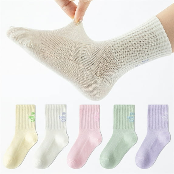 TYGHBN Kids Socks for Boys and Girls Soft Comfortable Breathable Everyday Casual Wear with Elastic Fit for Sports Shoes and Sandals Boys Socks Size 12 Toddler Socks Kid No Show Socks Girls School