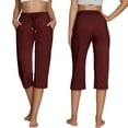 thumbnail image 1 of TYGHBN Men's Casual 7/8 Pants for Everyday Wear Comfortable Solid Color Design for Summer Short Sleeve Pairing Easy To Clean By Hand Or Machine Womens Casual Leggings Pants Women Harem Pants Cute, 1 of 4