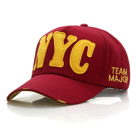 TYGHBN NYC Letter Baseball Cap for Men and Women Spring Summer Sports Hat Casual Sun Adjustable Dad Hat No Waster Cap Womens Baseball Caps with Sayings Mens Running Hat Men Cool Hat Trucker Hat Petty