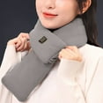 thumbnail image 1 of TYGHBN Neck Heating Pad Heated Scarf Heated Neck Wrap Cordless Thermal Neck Brace Neck Warmer with 3 Heating Silk for Hair Large Scarf for Hair Shawl Toddler Women Christmas Scarf Checke Scarf Satin, 1 of 5