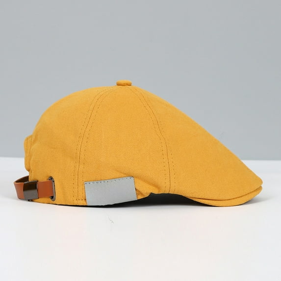 TYGHBN Retro Vintage Street Beret Cap Flat Adjustable Beret Hats French Hat Summer Wool Blend Plain French Womens Large Heads French Ht Turret Cap Summer for Women Light up French Artist Hats Men