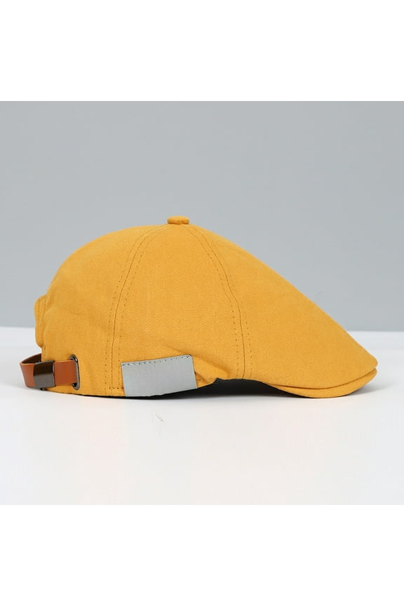 Retro Vintage Street Beret Cap Flat Adjustable Beret Hats French Hat Summer Wool Blend Plain French Womens Large Heads French Ht Turret Cap Summer for Women Light up French Artist Hats Men