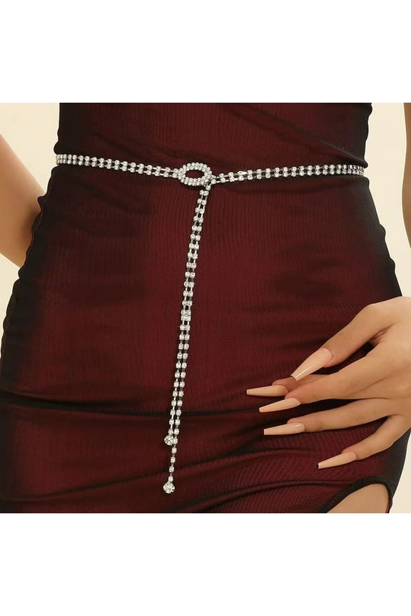 Rhinestone Belts for Women Chain Belt for Dress Thin Belts for Dresses Click Active Mens Leather Western Belt 36 Belts without Holes for Men Cool Belts Belt for Men Sb3 Dress Belt Youth Cowboy