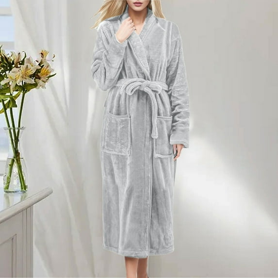 TYGHBN Robes for Women Long Cloth Robes for Women Plus Size Bathrobe Women's Robes Big Comfy Robe Women plus plus Size Kimono Shower Wrap Towel for Women 3x Winter Robes for Women Full Length Tall